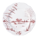 Country Estate Winter Frolic Dinner Plate 11\ 11\ Width
Made of Ceramic Stoneware
Made in Portugal

Care & Use:  Oven, Microwave, Dishwasher, and Freezer Safer

